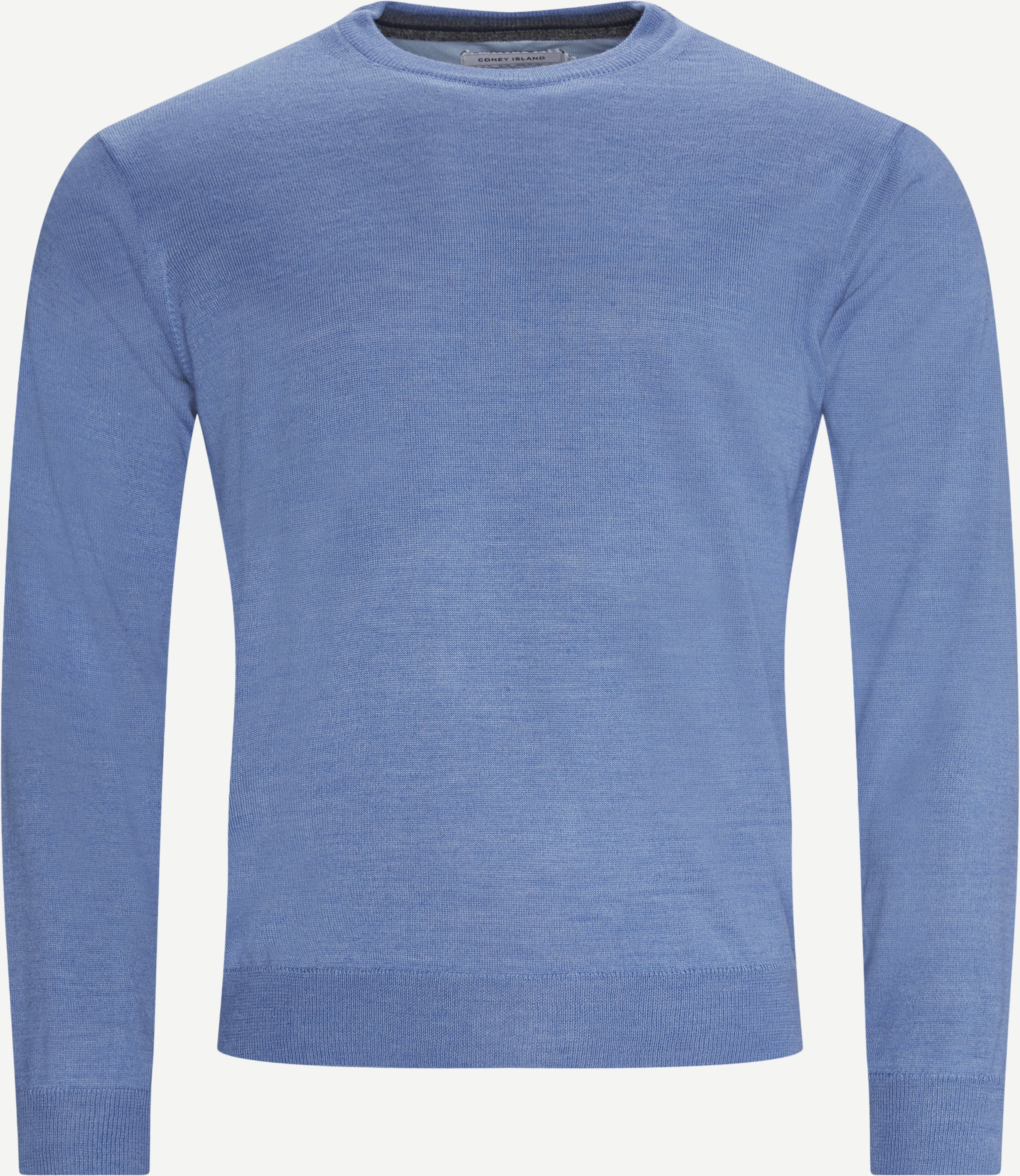 Lipan Merino knitted sweater - Knitwear - Regular fit - Blue